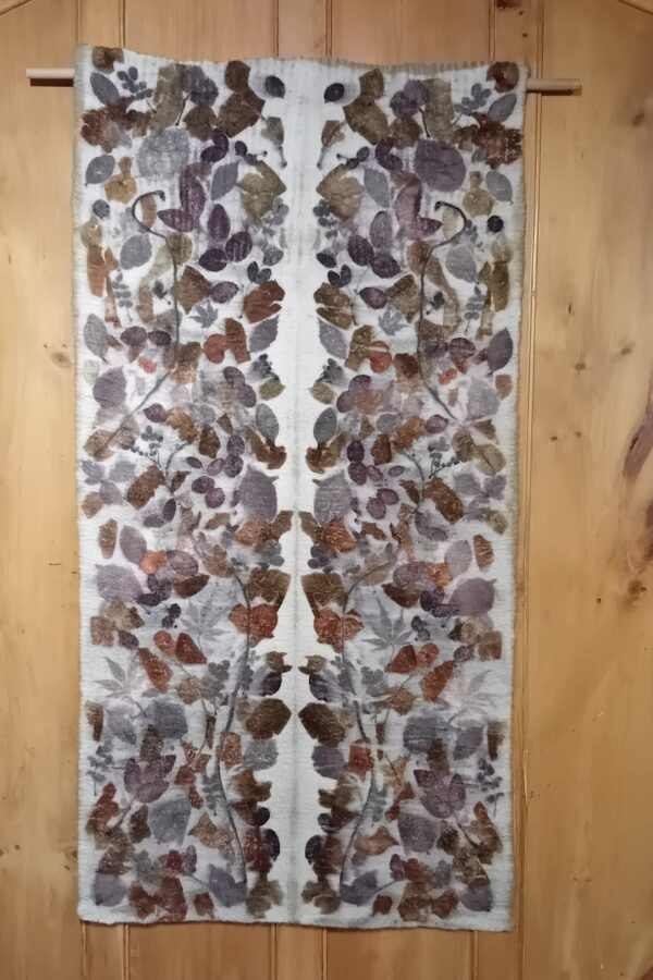 Ecoprint Felt Wall Hanging