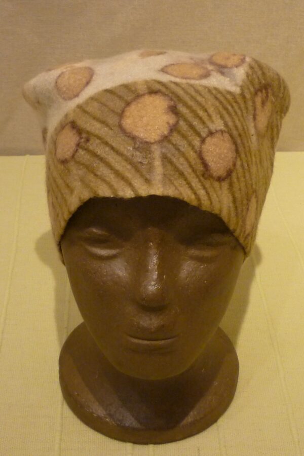 Eucalyptus Leaf Ecoprint Felt Hat